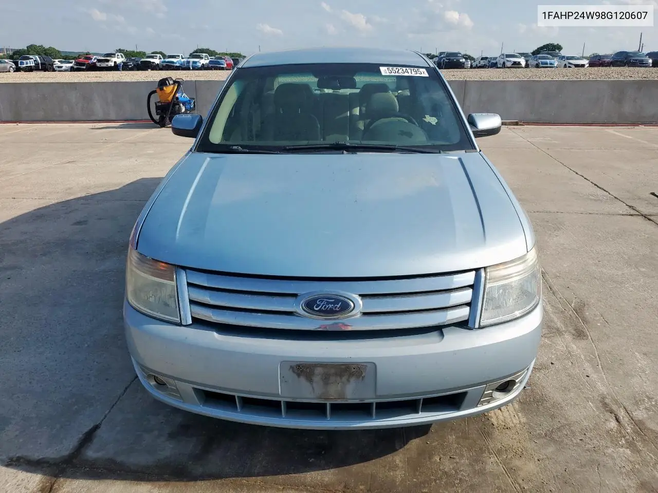 2008 Ford Taurus Sel VIN: 1FAHP24W98G120607 Lot: 55234795