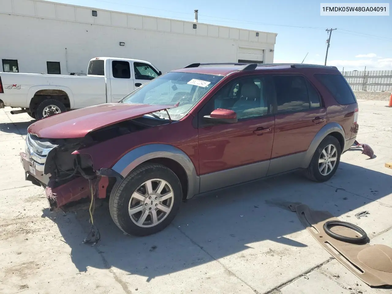 2008 Ford Taurus X Sel VIN: 1FMDK05W48GA04091 Lot: 55272345