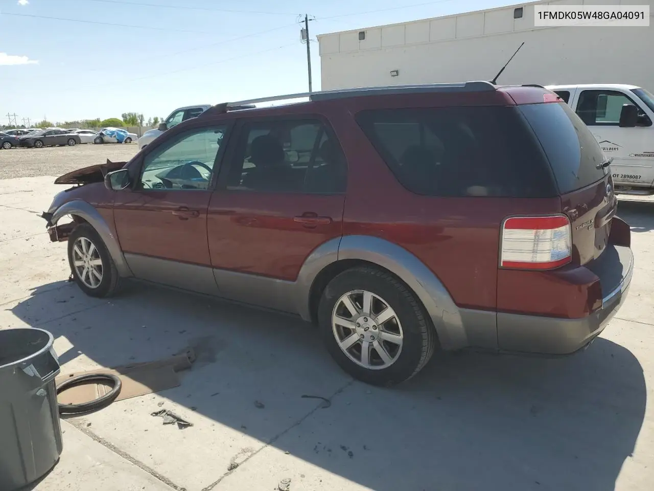 2008 Ford Taurus X Sel VIN: 1FMDK05W48GA04091 Lot: 55272345