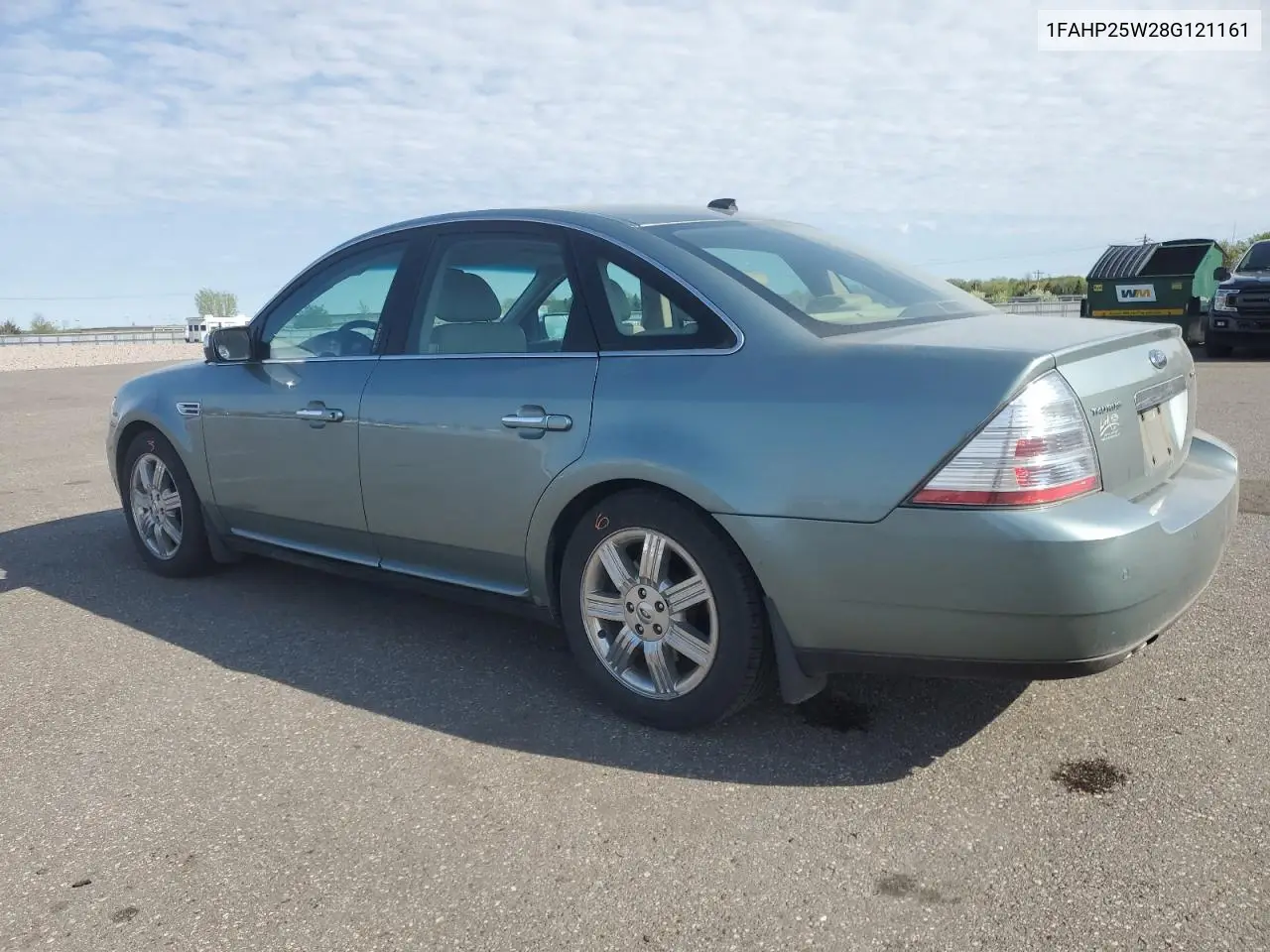 2008 Ford Taurus Limited VIN: 1FAHP25W28G121161 Lot: 55628535