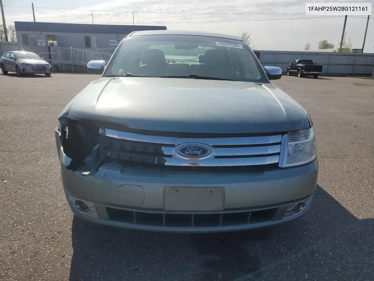 2008 Ford Taurus Limited VIN: 1FAHP25W28G121161 Lot: 55628535