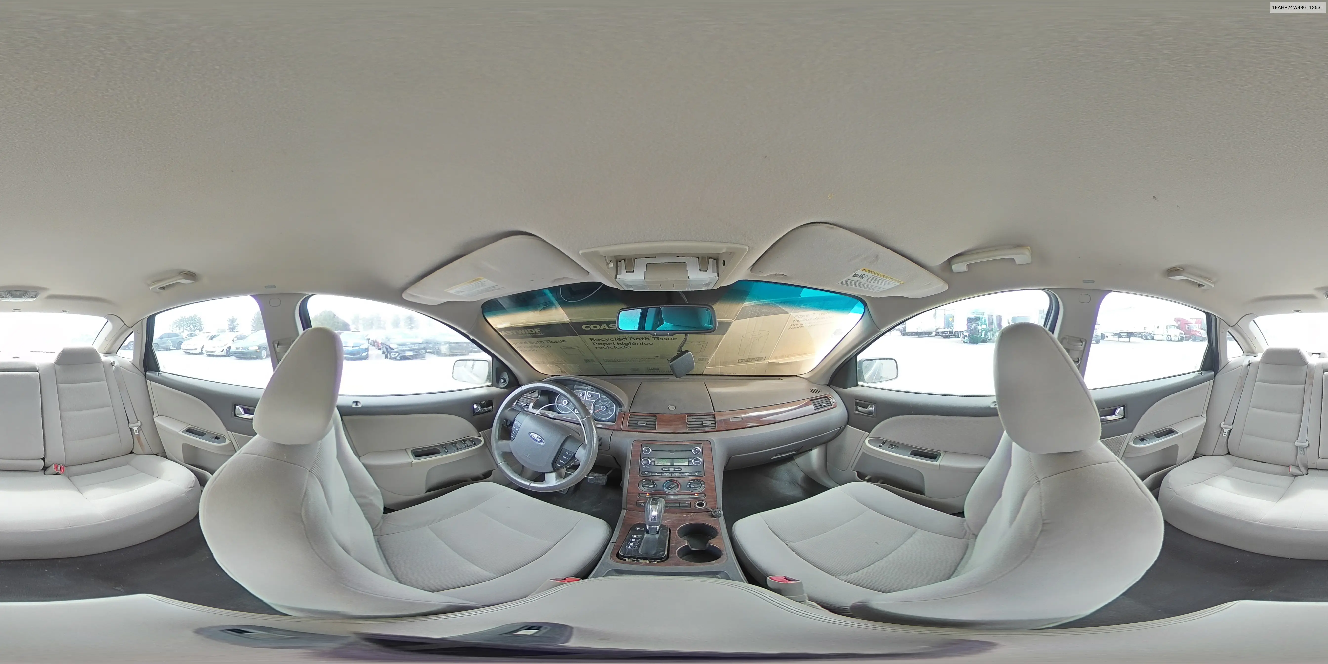 2008 Ford Taurus Sel VIN: 1FAHP24W48G113631 Lot: 55686695