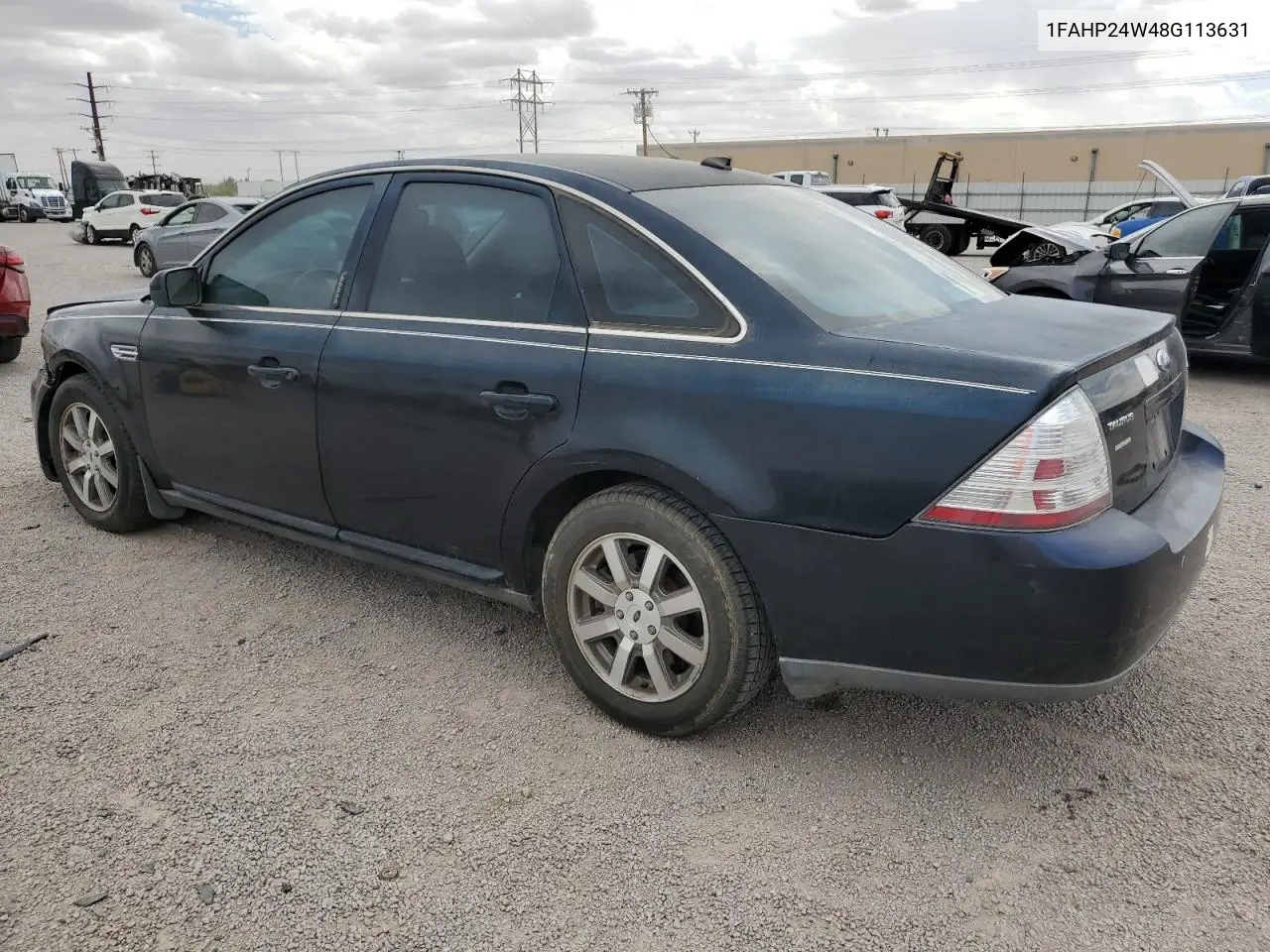2008 Ford Taurus Sel VIN: 1FAHP24W48G113631 Lot: 55686695