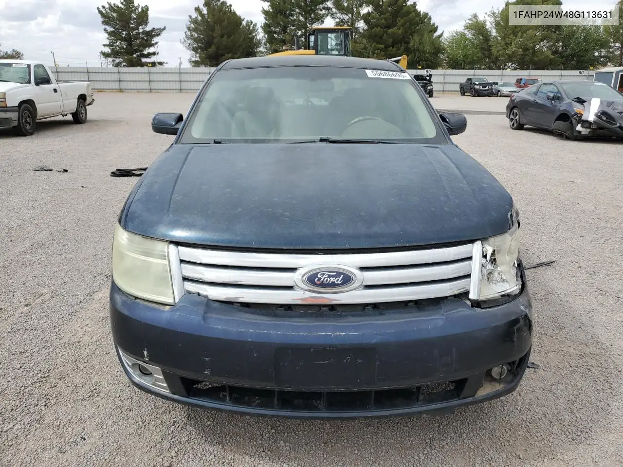2008 Ford Taurus Sel VIN: 1FAHP24W48G113631 Lot: 55686695