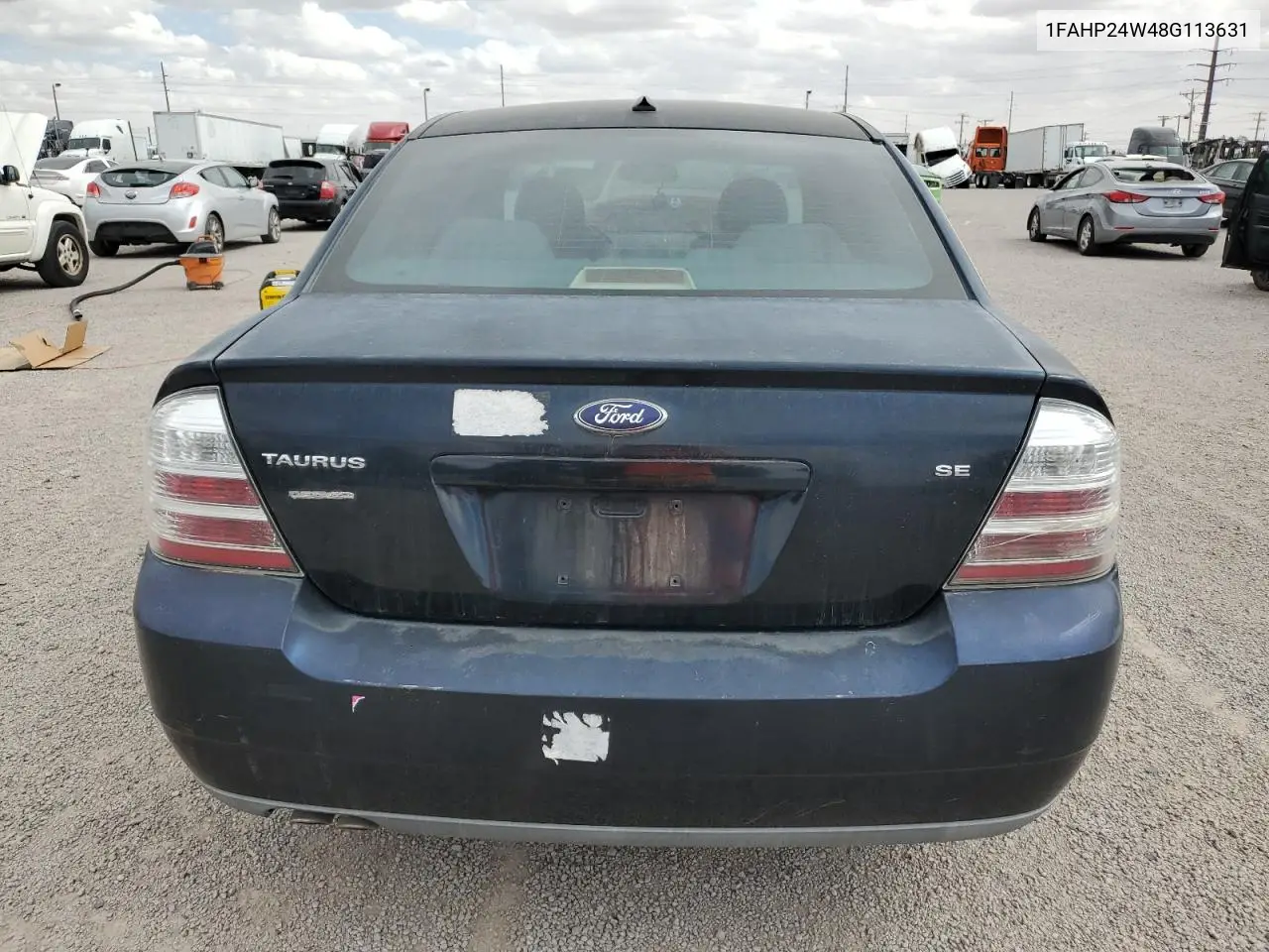 2008 Ford Taurus Sel VIN: 1FAHP24W48G113631 Lot: 55686695