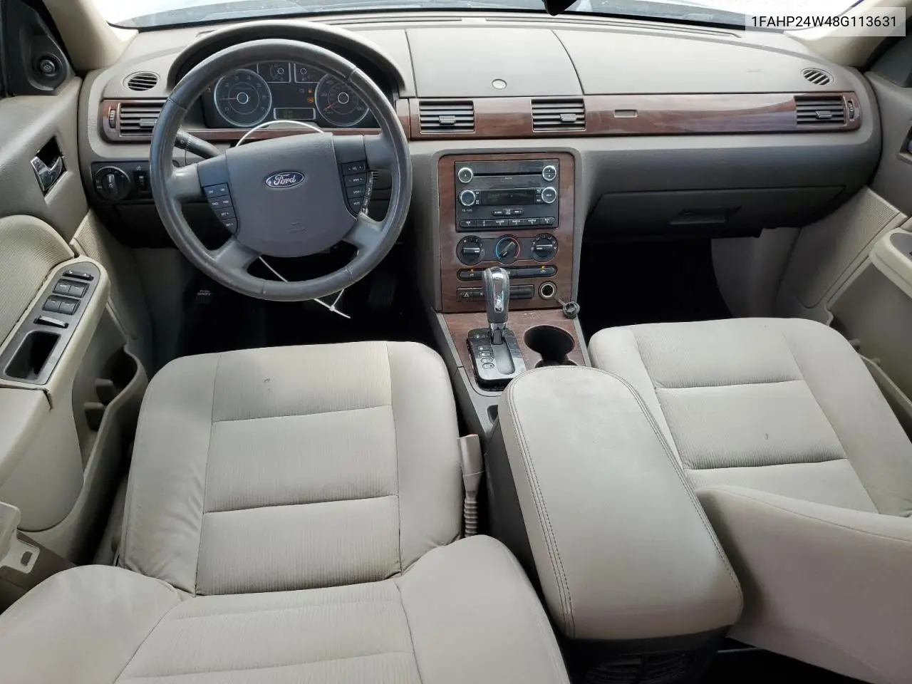 2008 Ford Taurus Sel VIN: 1FAHP24W48G113631 Lot: 55686695