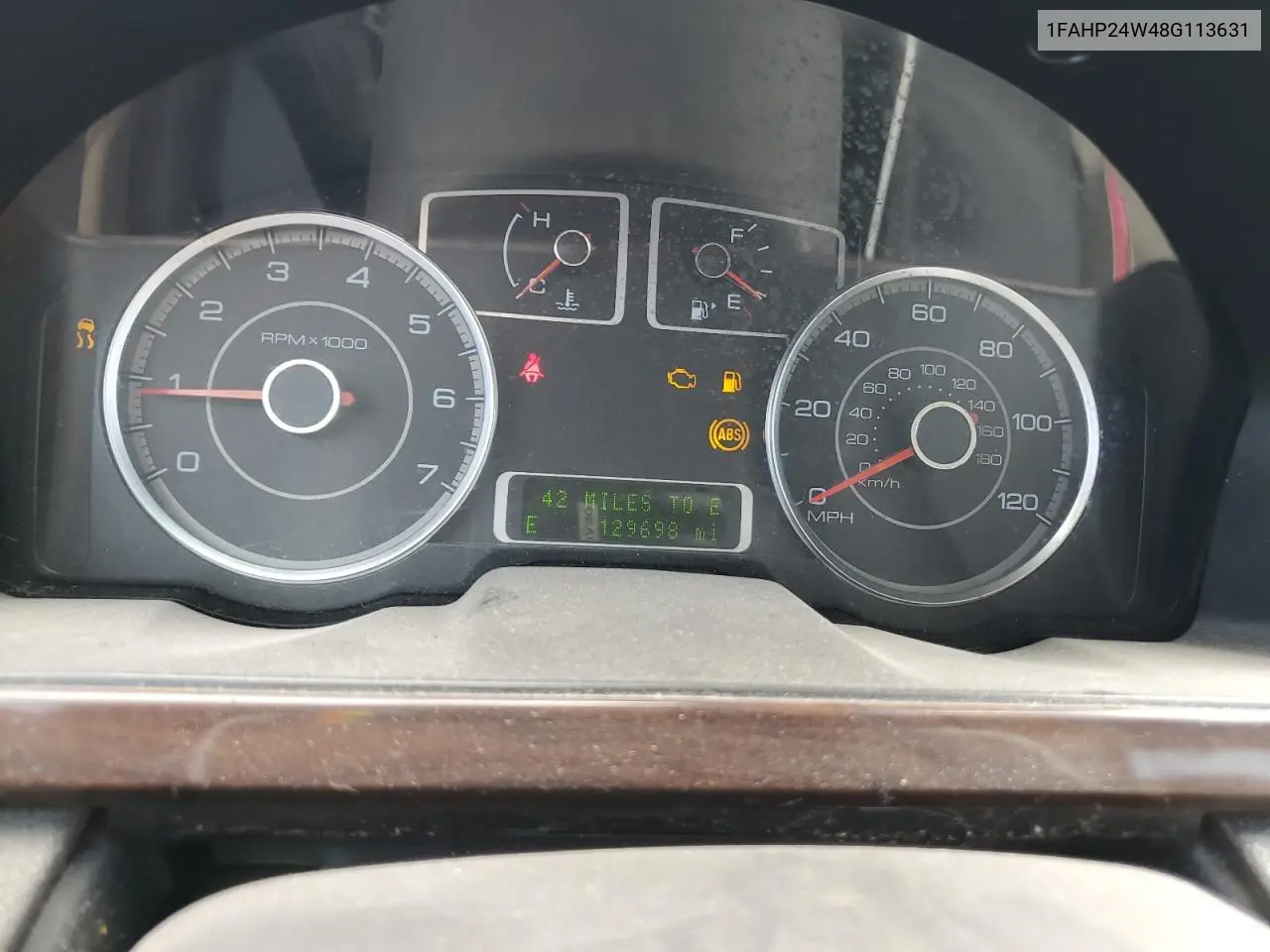 2008 Ford Taurus Sel VIN: 1FAHP24W48G113631 Lot: 55686695