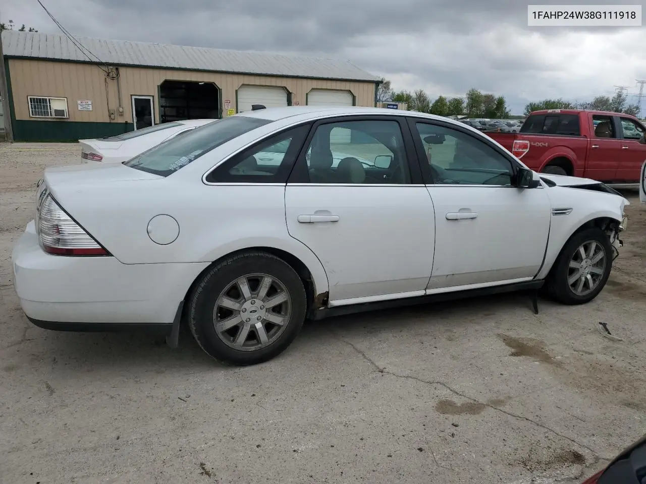 2008 Ford Taurus Sel VIN: 1FAHP24W38G111918 Lot: 55752305