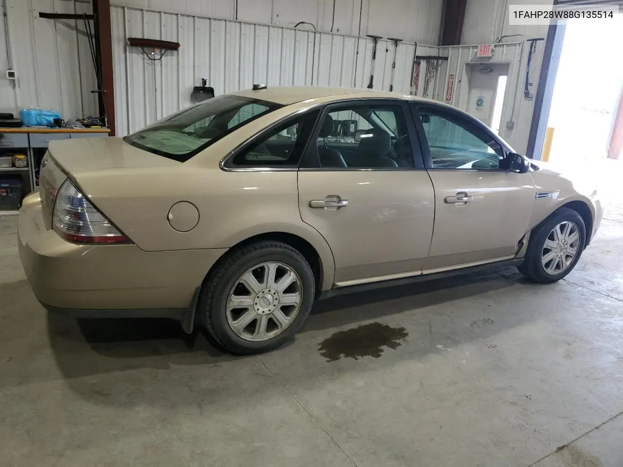 2008 Ford Taurus Limited VIN: 1FAHP28W88G135514 Lot: 55971835