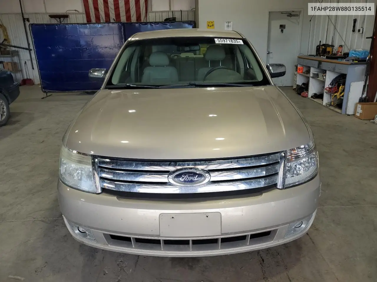2008 Ford Taurus Limited VIN: 1FAHP28W88G135514 Lot: 55971835