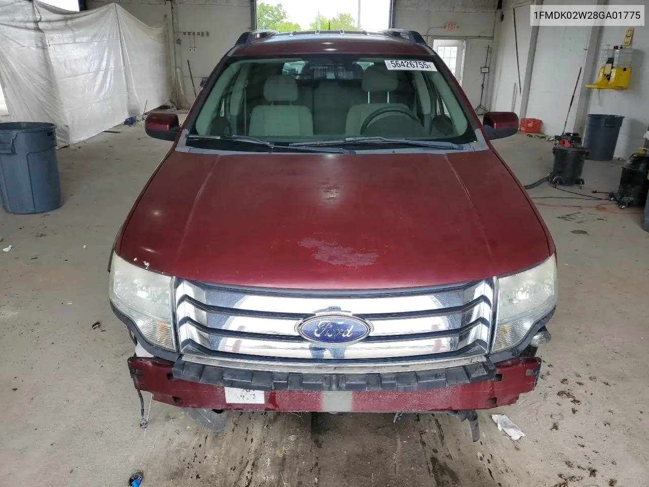 2008 Ford Taurus X Sel VIN: 1FMDK02W28GA01775 Lot: 56426755