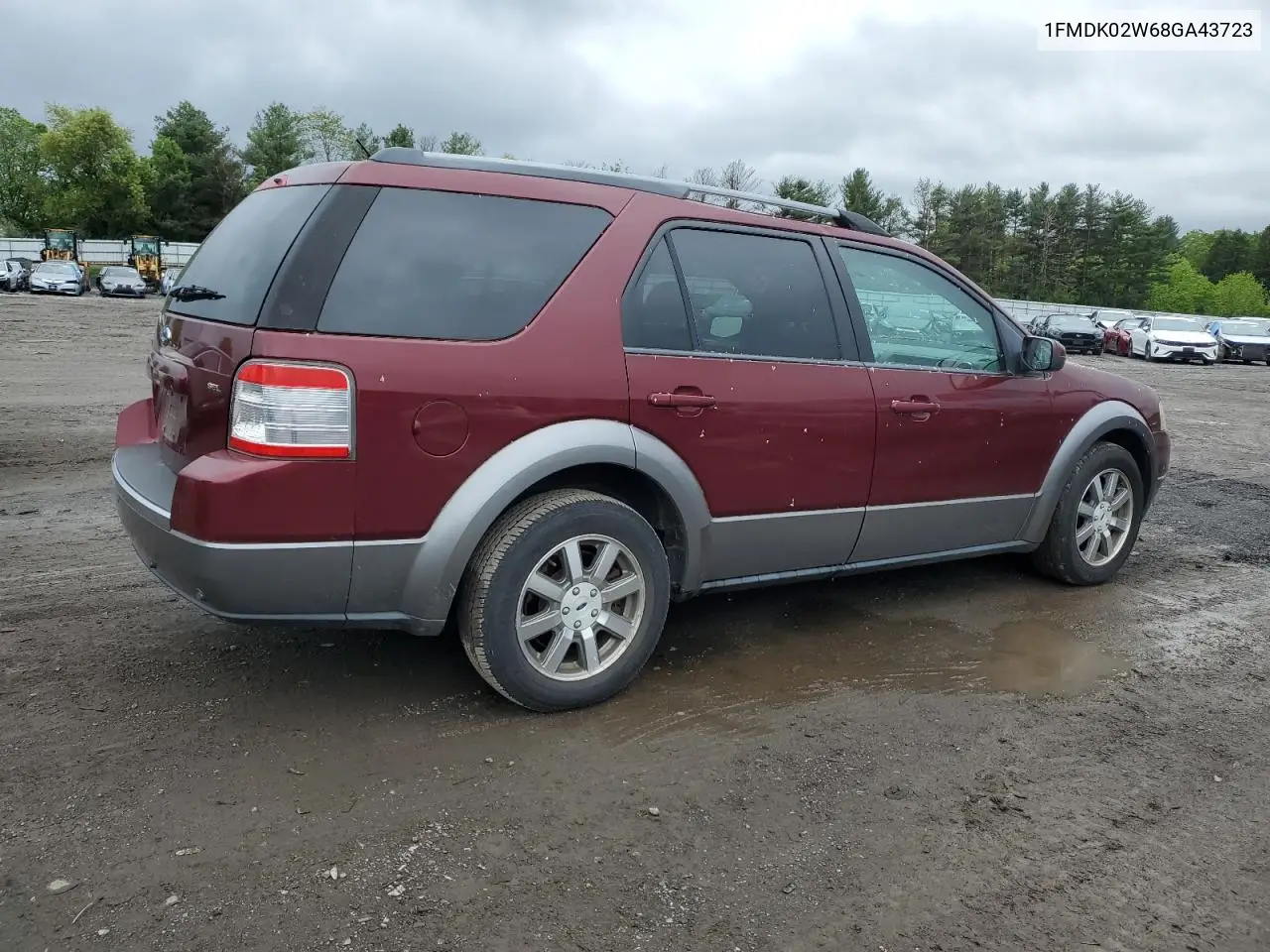 2008 Ford Taurus X Sel VIN: 1FMDK02W68GA43723 Lot: 56650305