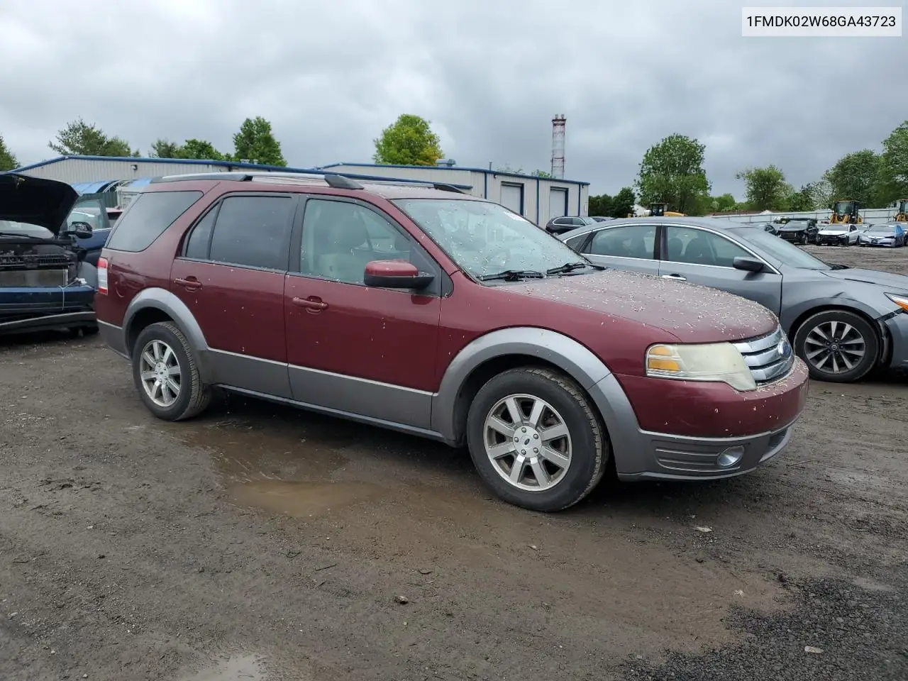 2008 Ford Taurus X Sel VIN: 1FMDK02W68GA43723 Lot: 56650305