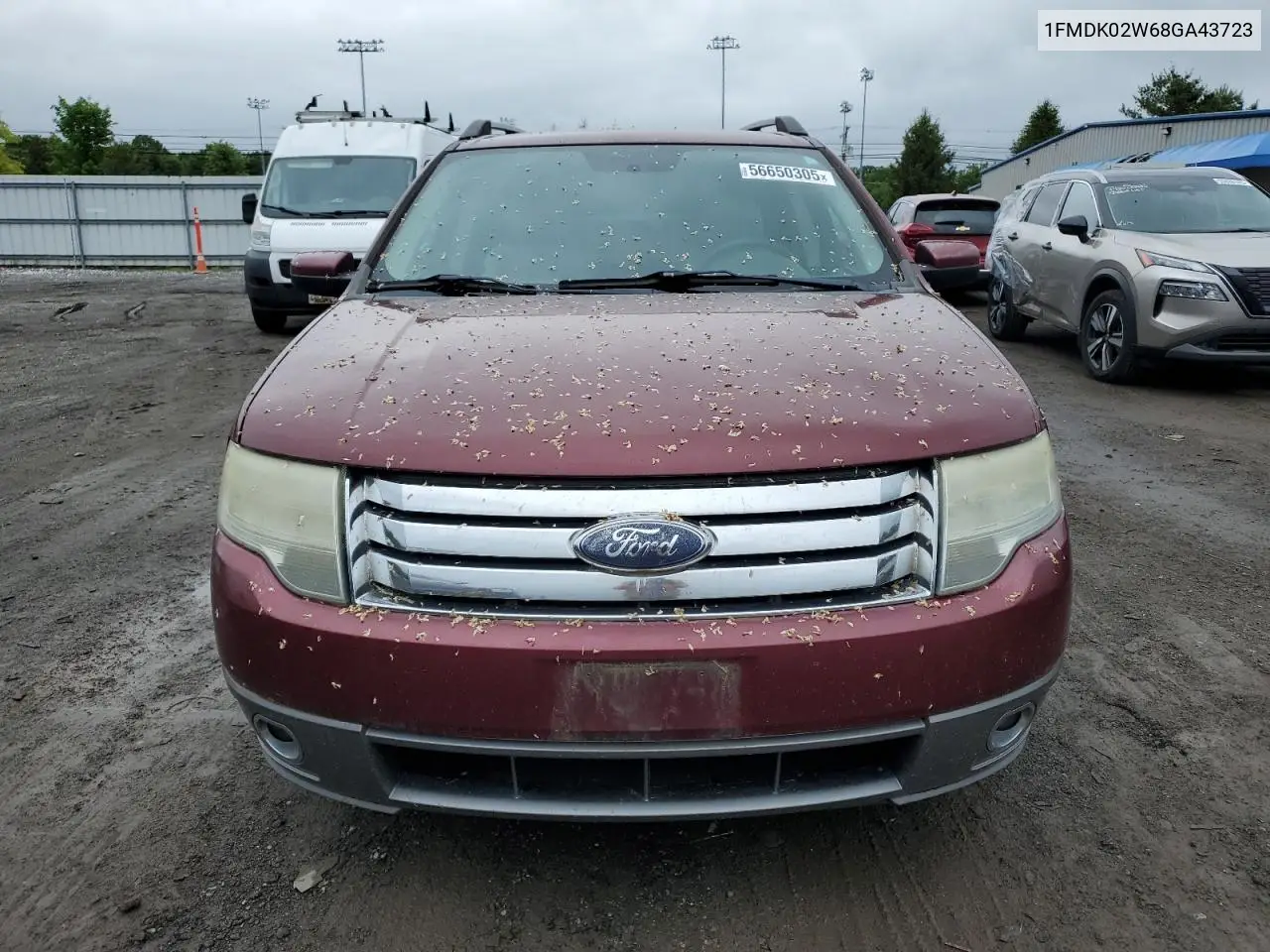 2008 Ford Taurus X Sel VIN: 1FMDK02W68GA43723 Lot: 56650305