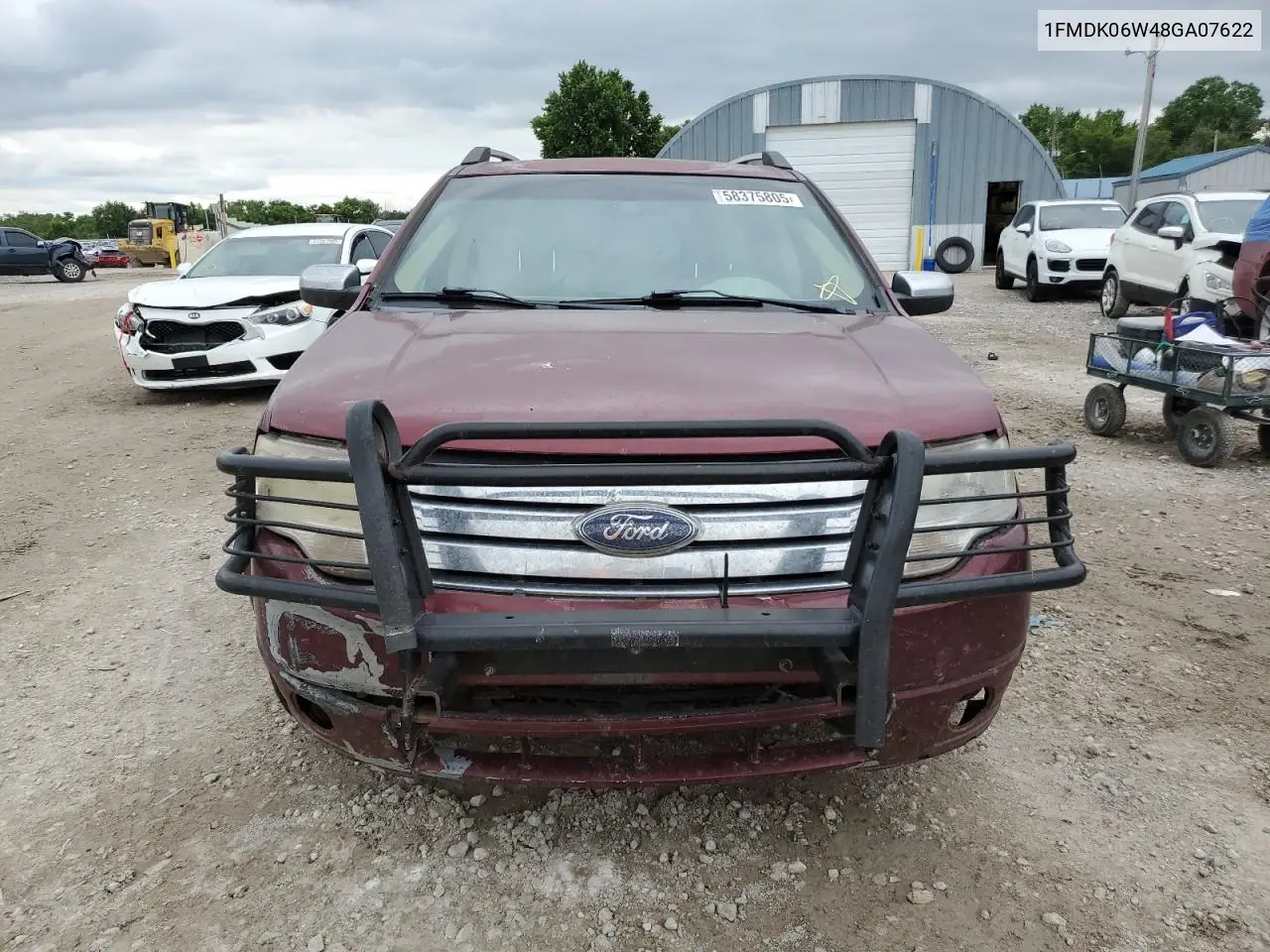 2008 Ford Taurus X Limited VIN: 1FMDK06W48GA07622 Lot: 58375805