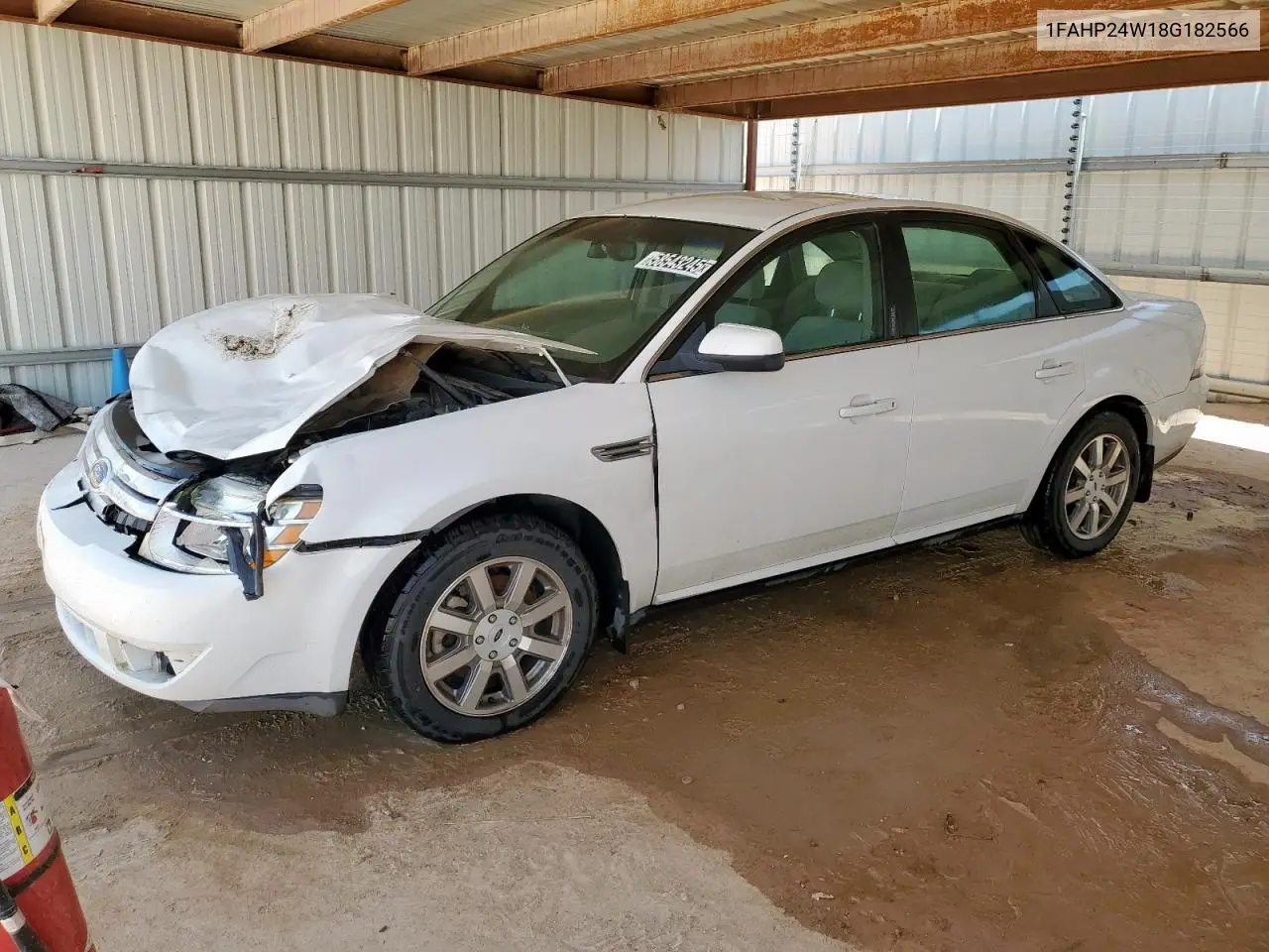 2008 Ford Taurus Sel VIN: 1FAHP24W18G182566 Lot: 58543245