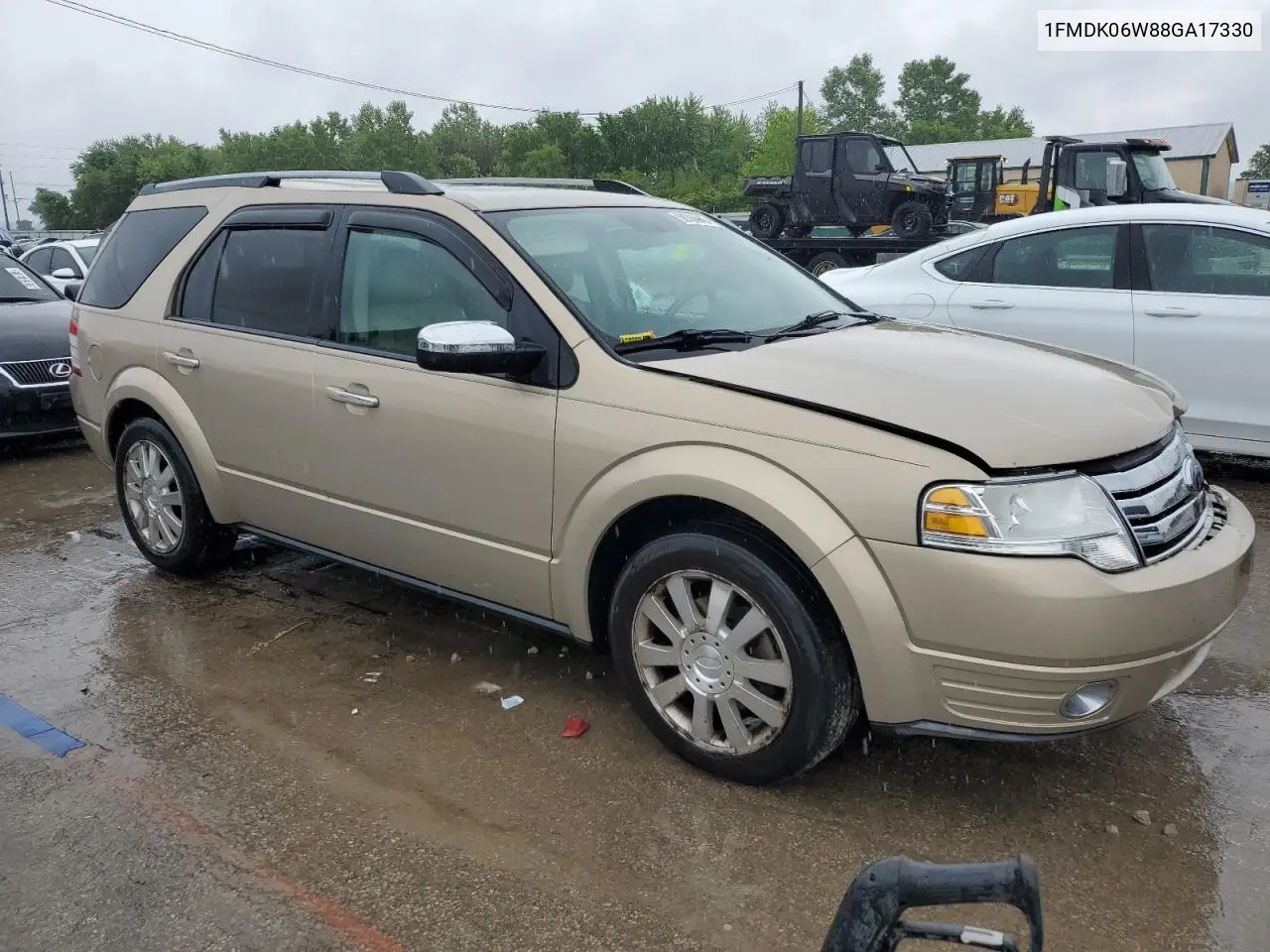 2008 Ford Taurus X Limited VIN: 1FMDK06W88GA17330 Lot: 58788945