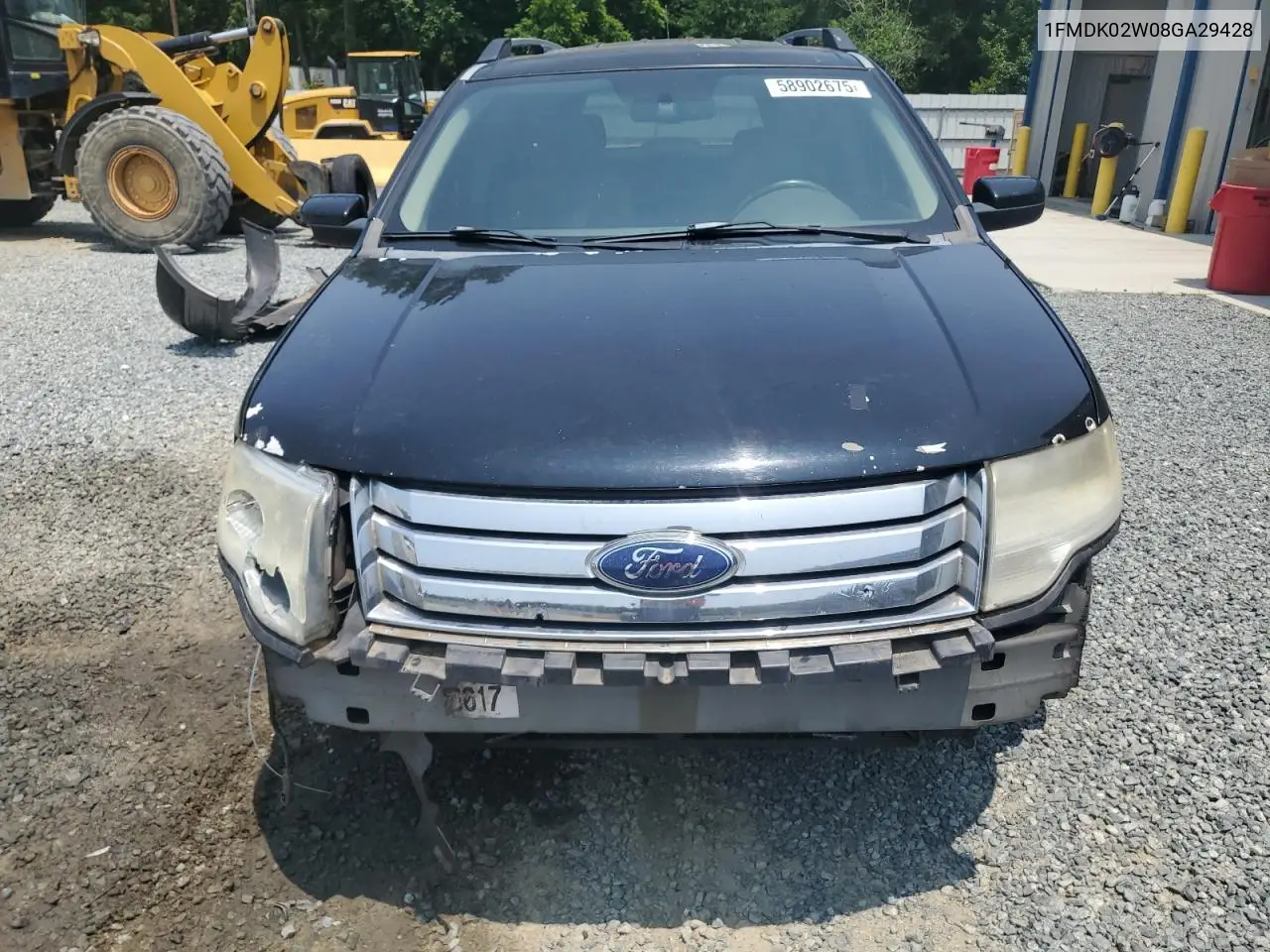 2008 Ford Taurus X Sel VIN: 1FMDK02W08GA29428 Lot: 58902675