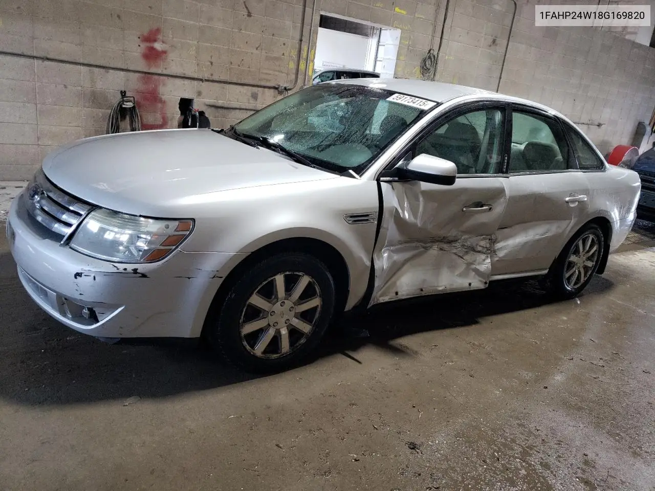 2008 Ford Taurus Sel VIN: 1FAHP24W18G169820 Lot: 59173415