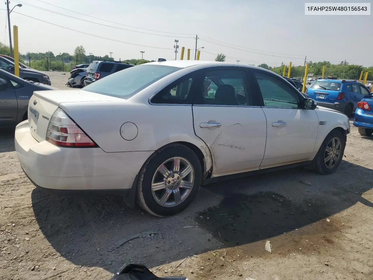 2008 Ford Taurus Limited VIN: 1FAHP25W48G156543 Lot: 59267485
