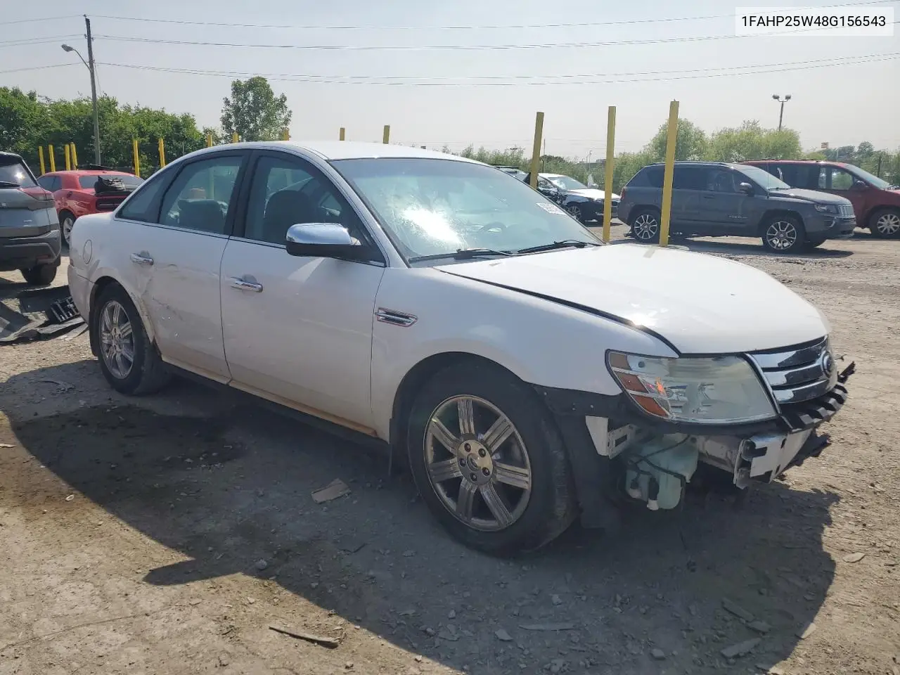 2008 Ford Taurus Limited VIN: 1FAHP25W48G156543 Lot: 59267485