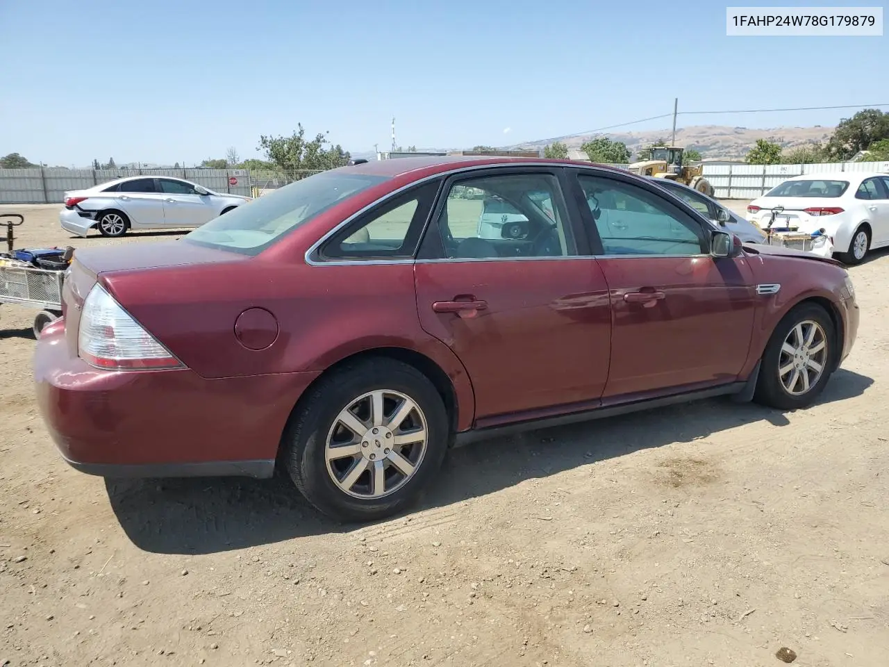 2008 Ford Taurus Sel VIN: 1FAHP24W78G179879 Lot: 59519775