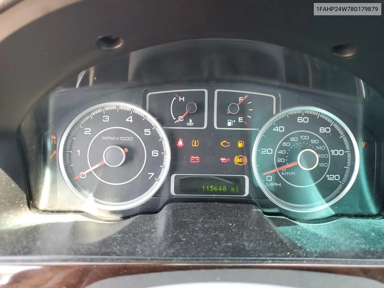 2008 Ford Taurus Sel VIN: 1FAHP24W78G179879 Lot: 59519775