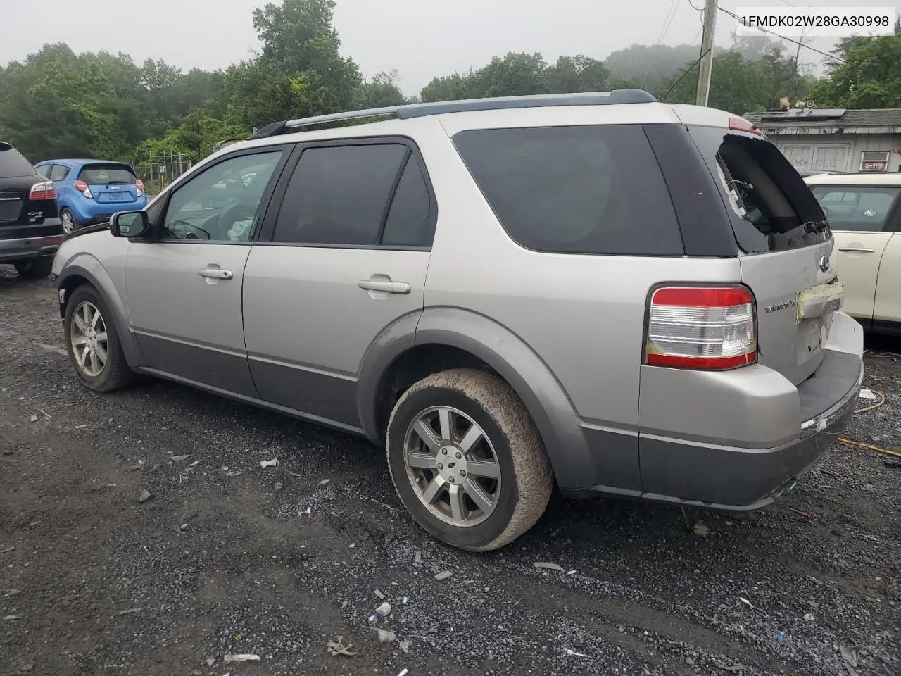 2008 Ford Taurus X Sel VIN: 1FMDK02W28GA30998 Lot: 60132235