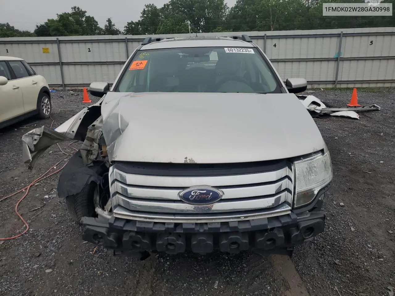 2008 Ford Taurus X Sel VIN: 1FMDK02W28GA30998 Lot: 60132235