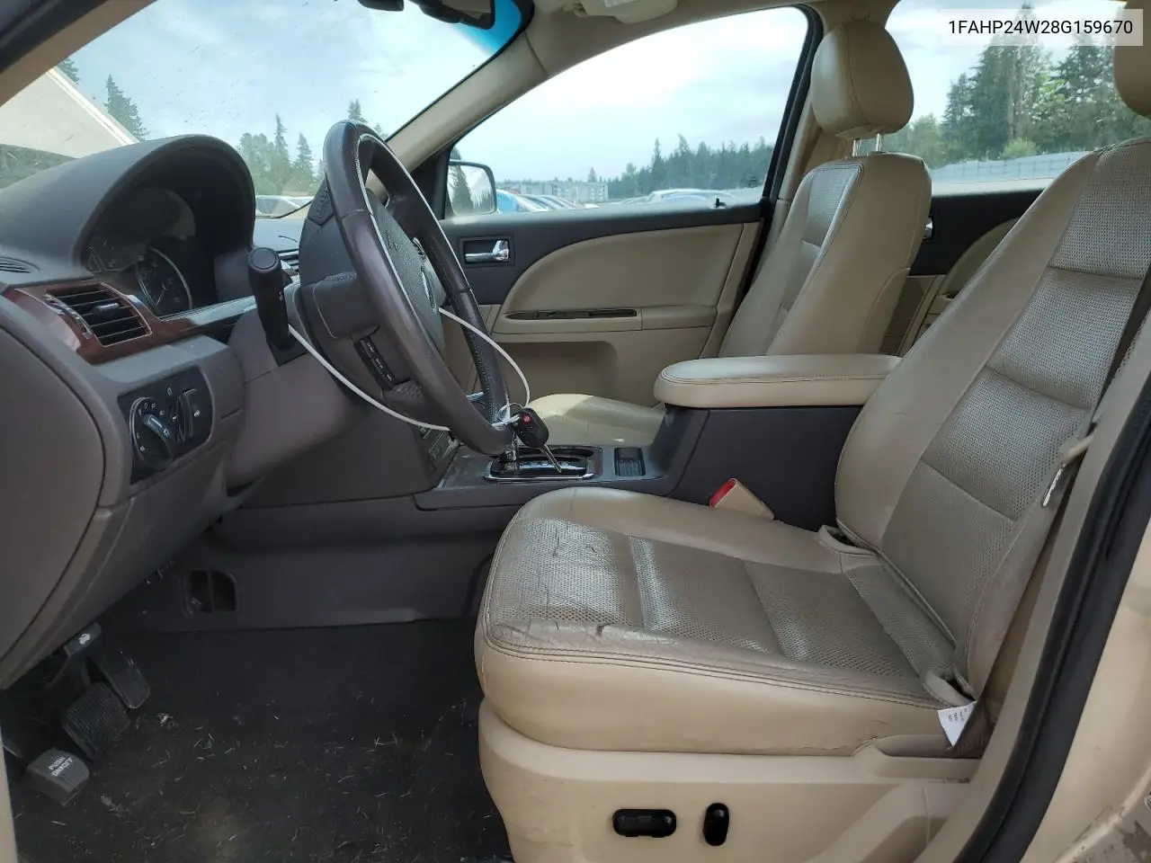 2008 Ford Taurus Sel VIN: 1FAHP24W28G159670 Lot: 60278965