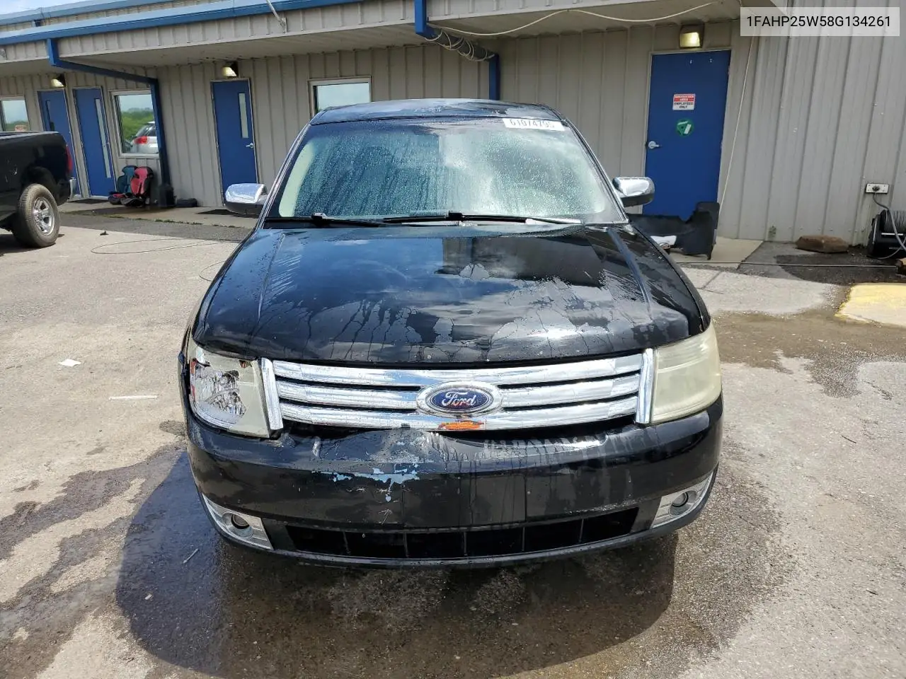 2008 Ford Taurus Limited VIN: 1FAHP25W58G134261 Lot: 61074795