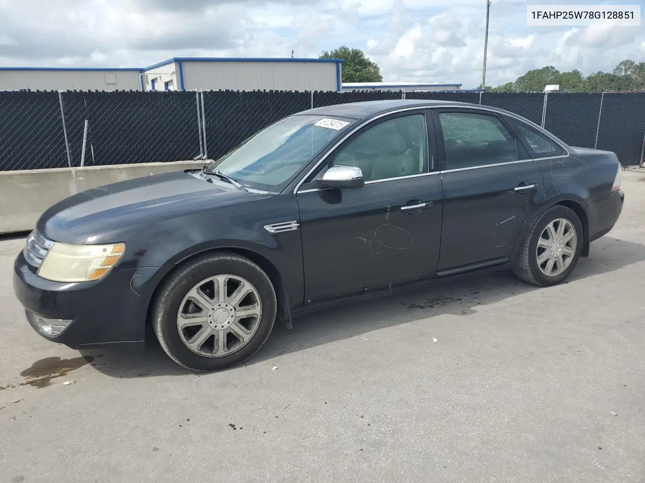 2008 Ford Taurus Limited VIN: 1FAHP25W78G128851 Lot: 61254015