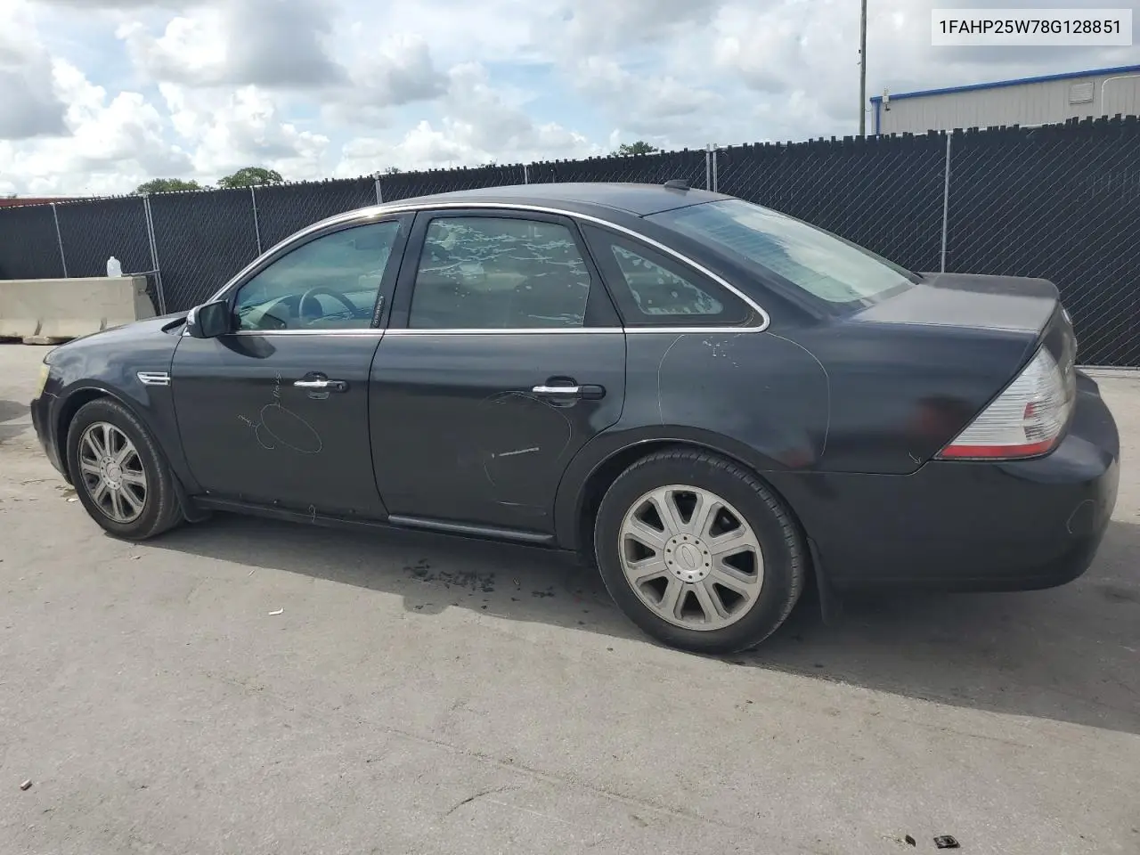 2008 Ford Taurus Limited VIN: 1FAHP25W78G128851 Lot: 61254015