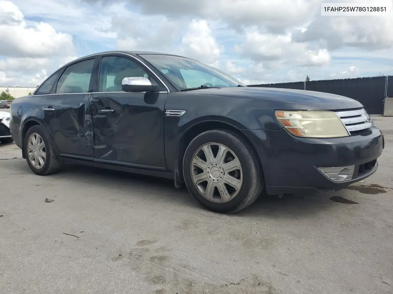 2008 Ford Taurus Limited VIN: 1FAHP25W78G128851 Lot: 61254015