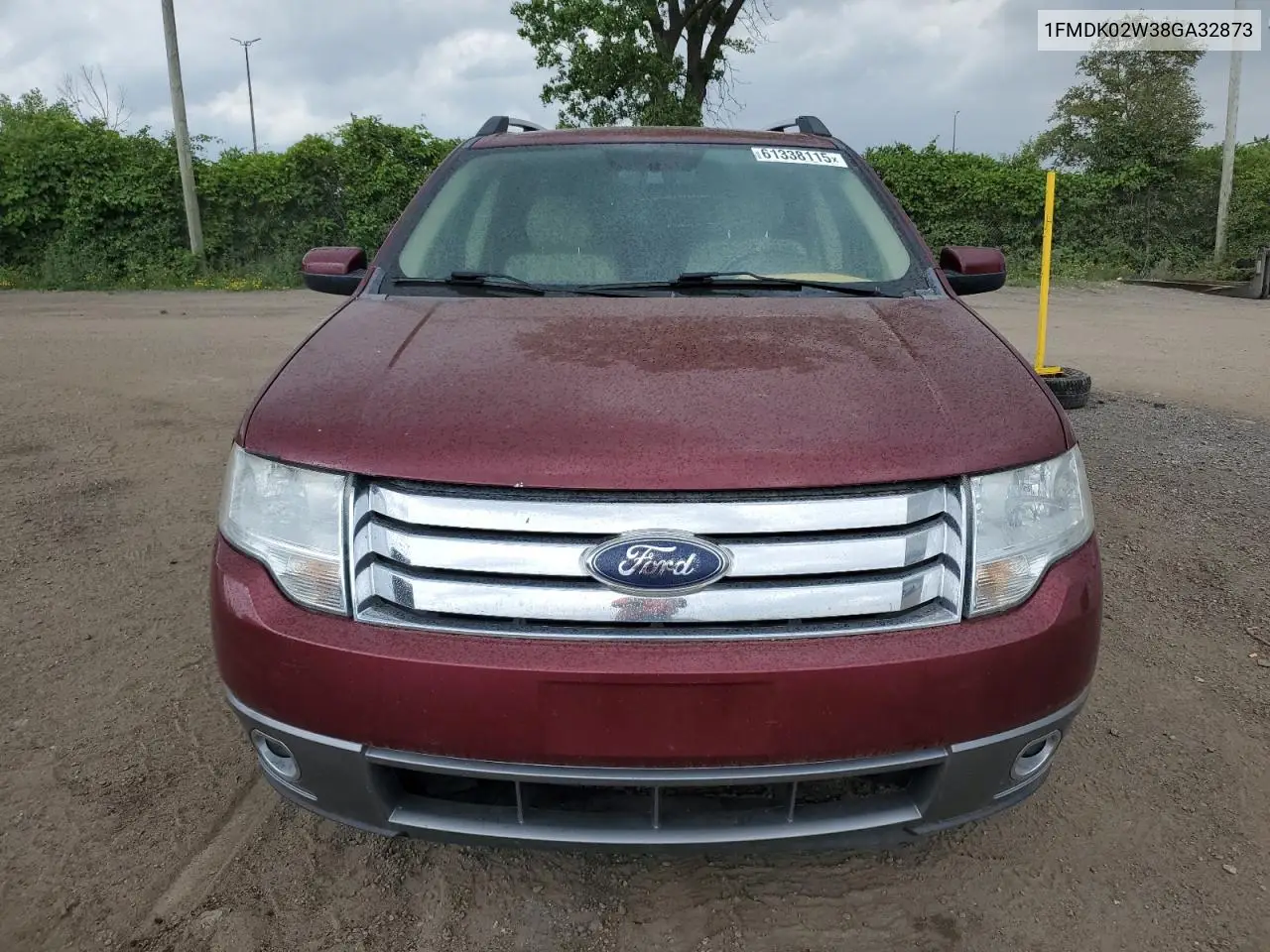 2008 Ford Taurus X Sel VIN: 1FMDK02W38GA32873 Lot: 61338115