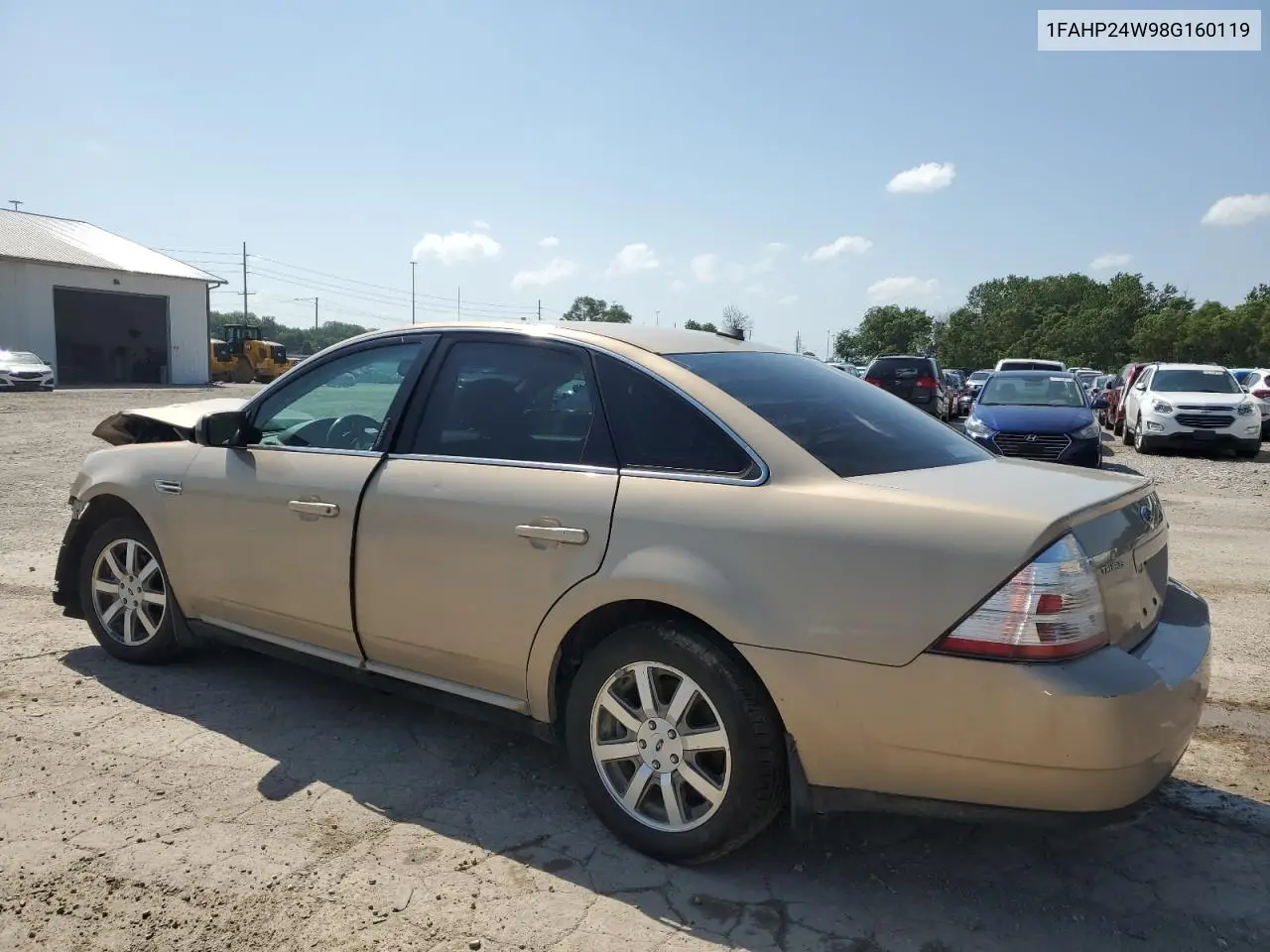 2008 Ford Taurus Sel VIN: 1FAHP24W98G160119 Lot: 61669825