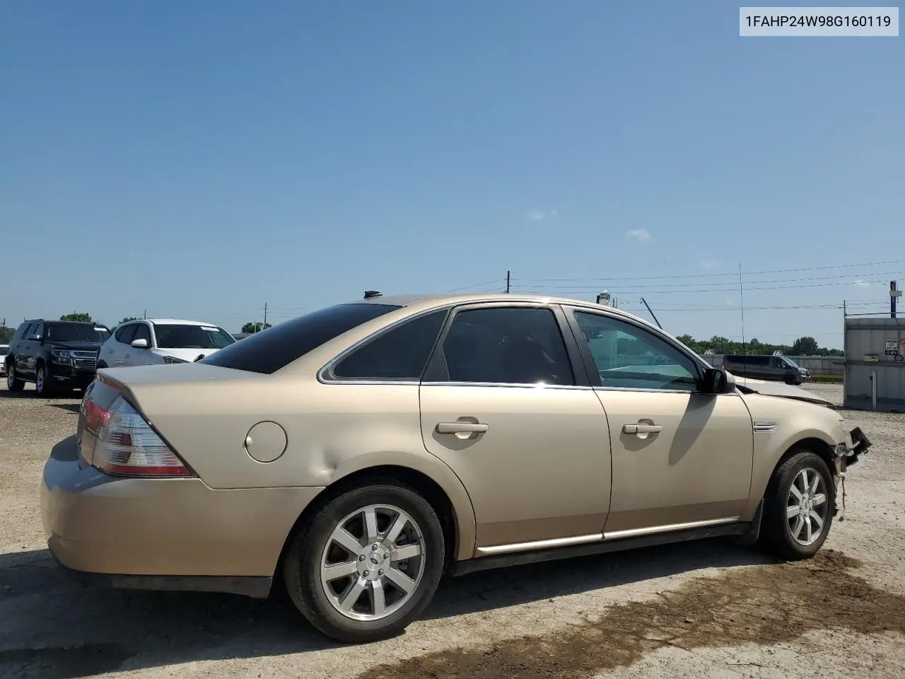 2008 Ford Taurus Sel VIN: 1FAHP24W98G160119 Lot: 61669825