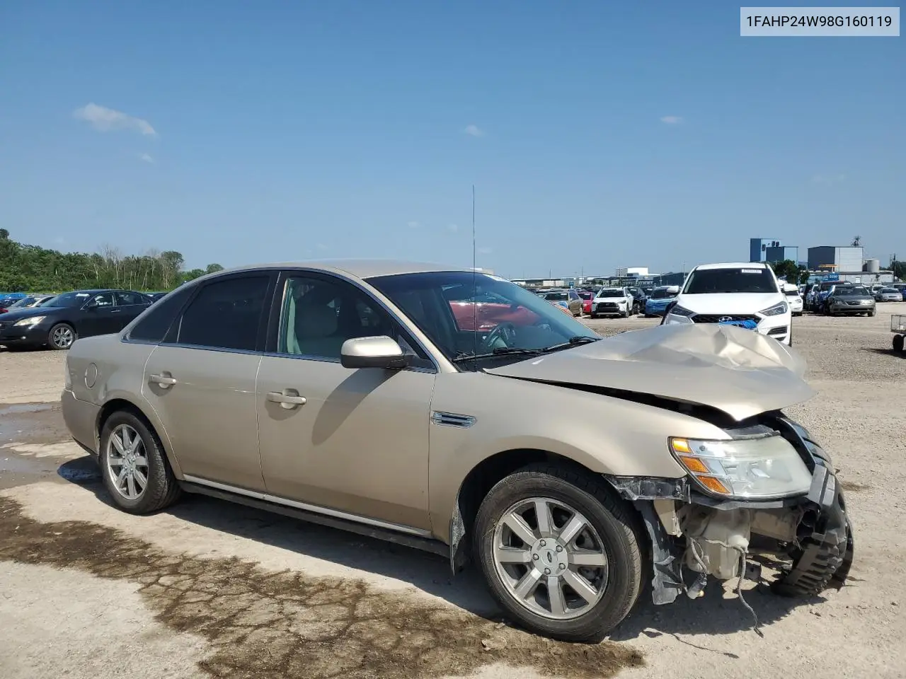 2008 Ford Taurus Sel VIN: 1FAHP24W98G160119 Lot: 61669825
