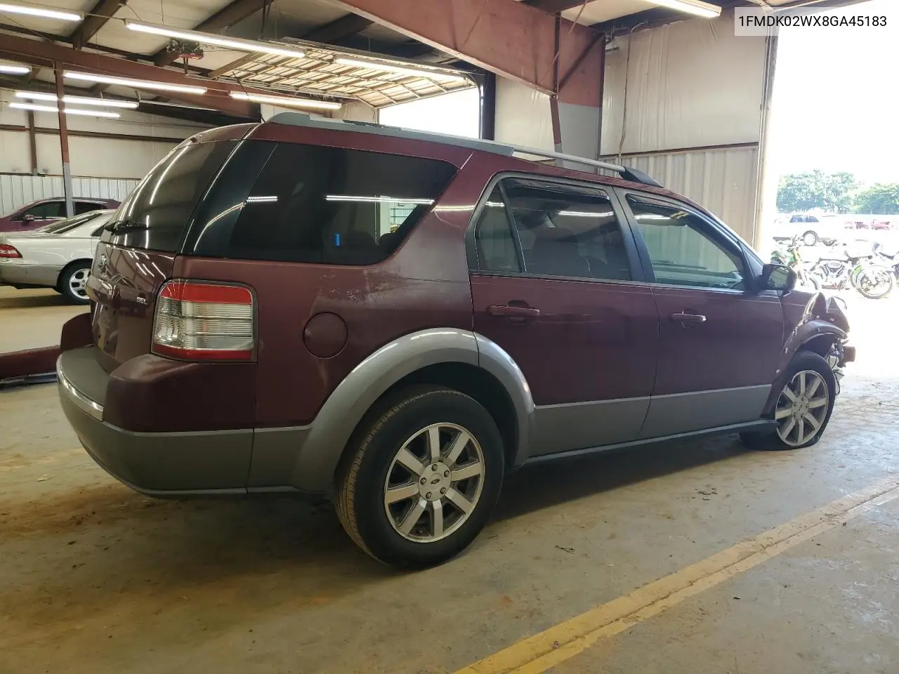 2008 Ford Taurus X Sel VIN: 1FMDK02WX8GA45183 Lot: 61862535