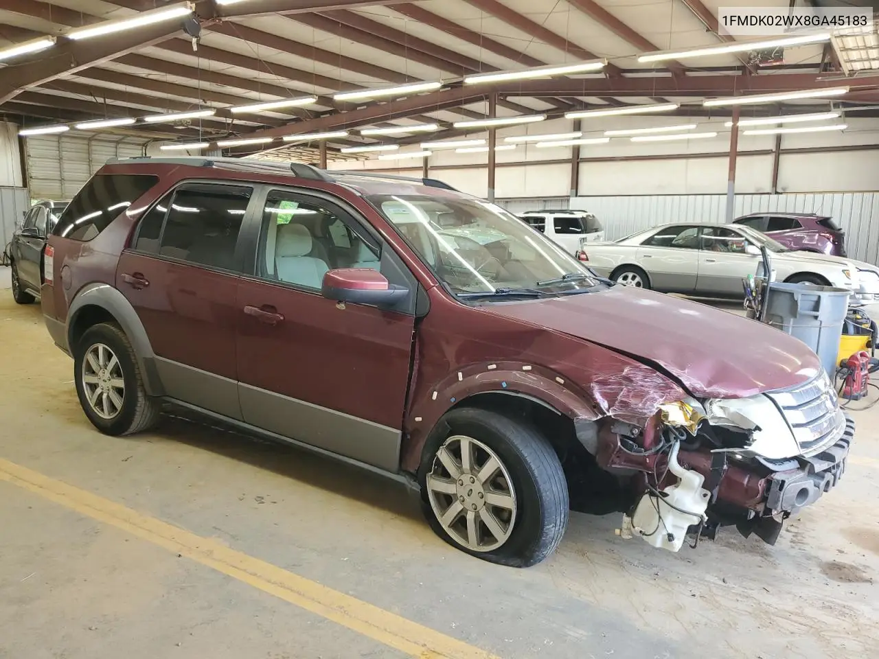 2008 Ford Taurus X Sel VIN: 1FMDK02WX8GA45183 Lot: 61862535