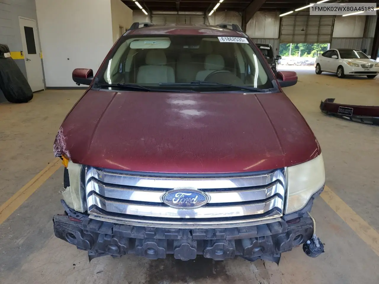 2008 Ford Taurus X Sel VIN: 1FMDK02WX8GA45183 Lot: 61862535