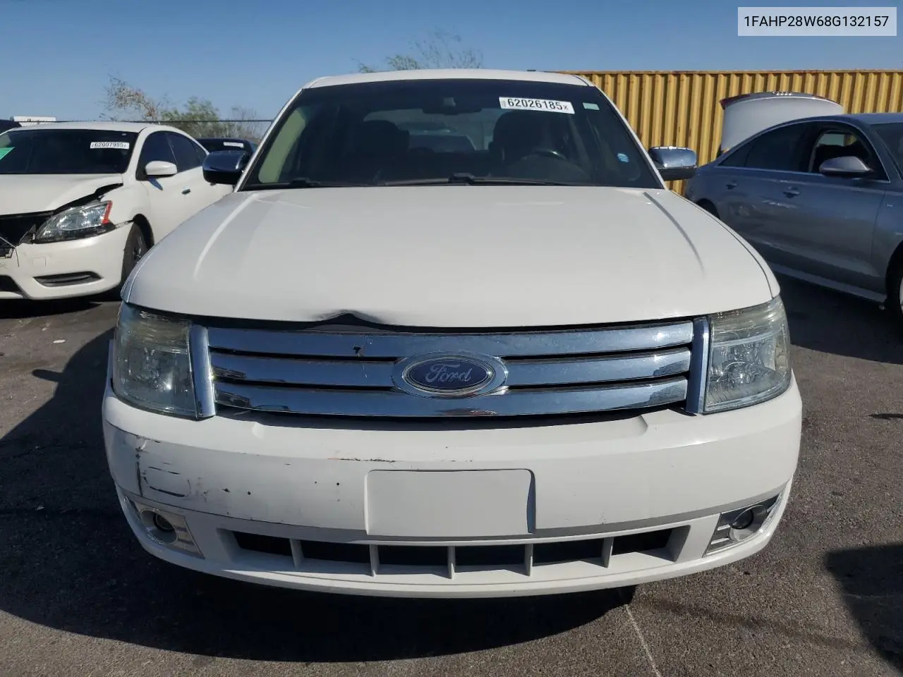2008 Ford Taurus Limited VIN: 1FAHP28W68G132157 Lot: 62026185