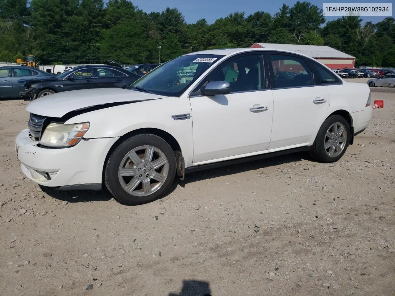 2008 Ford Taurus Limited VIN: 1FAHP28W88G102934 Lot: 62055985