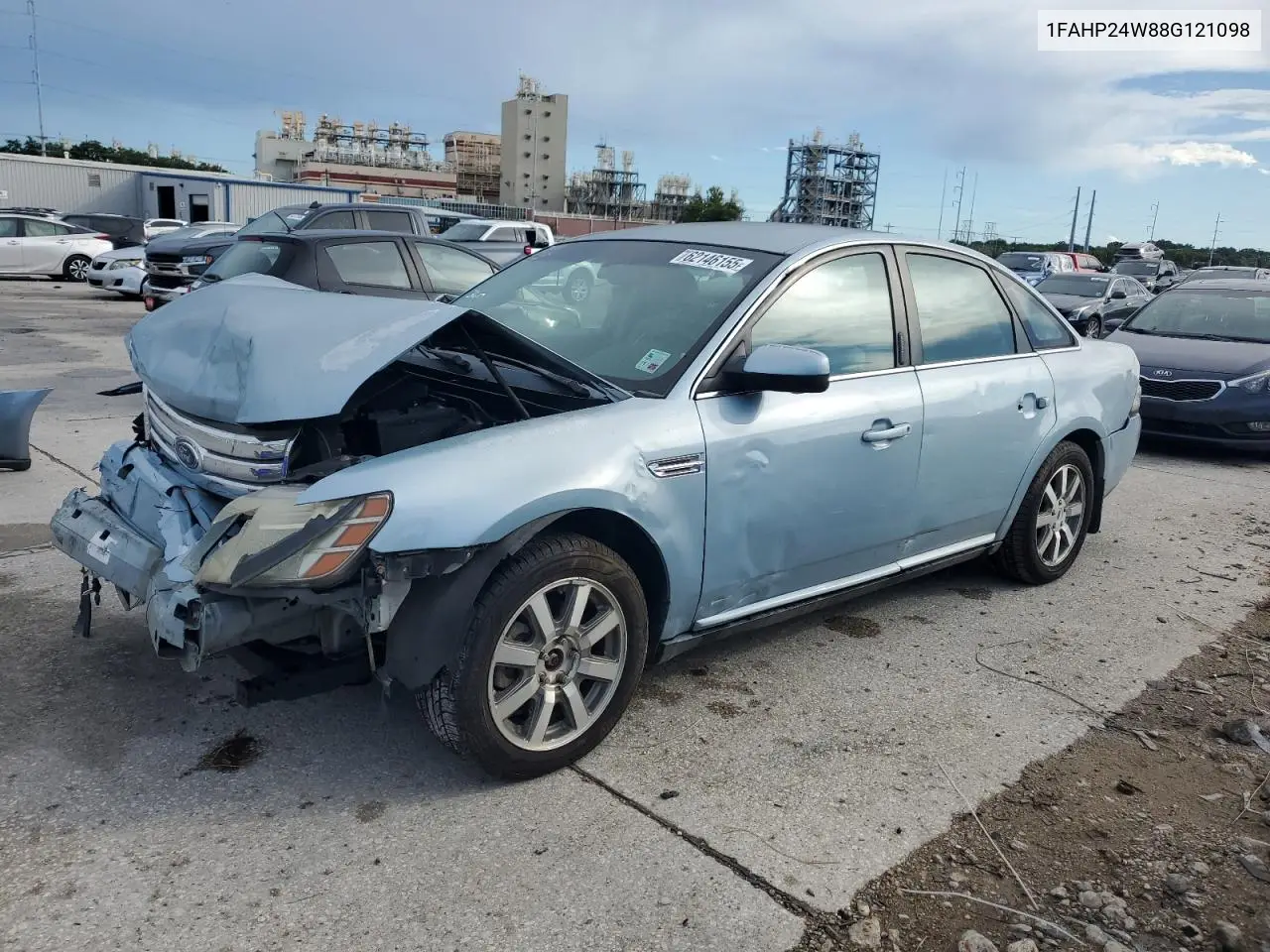 2008 Ford Taurus Sel VIN: 1FAHP24W88G121098 Lot: 62146155