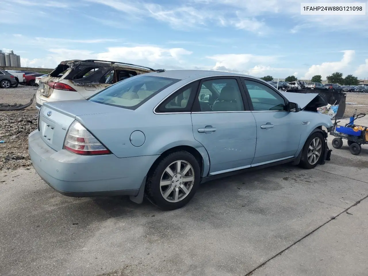 2008 Ford Taurus Sel VIN: 1FAHP24W88G121098 Lot: 62146155