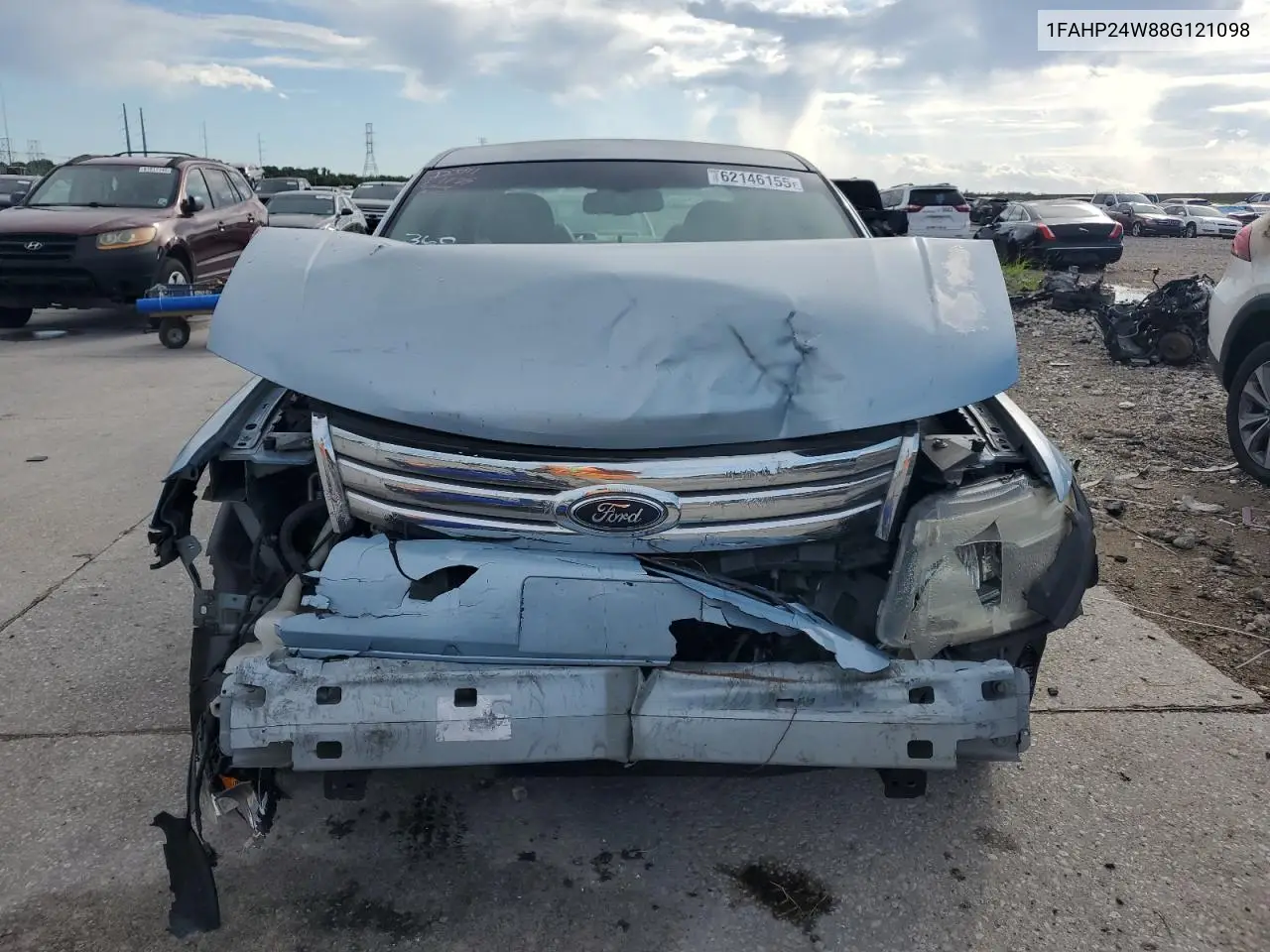 2008 Ford Taurus Sel VIN: 1FAHP24W88G121098 Lot: 62146155
