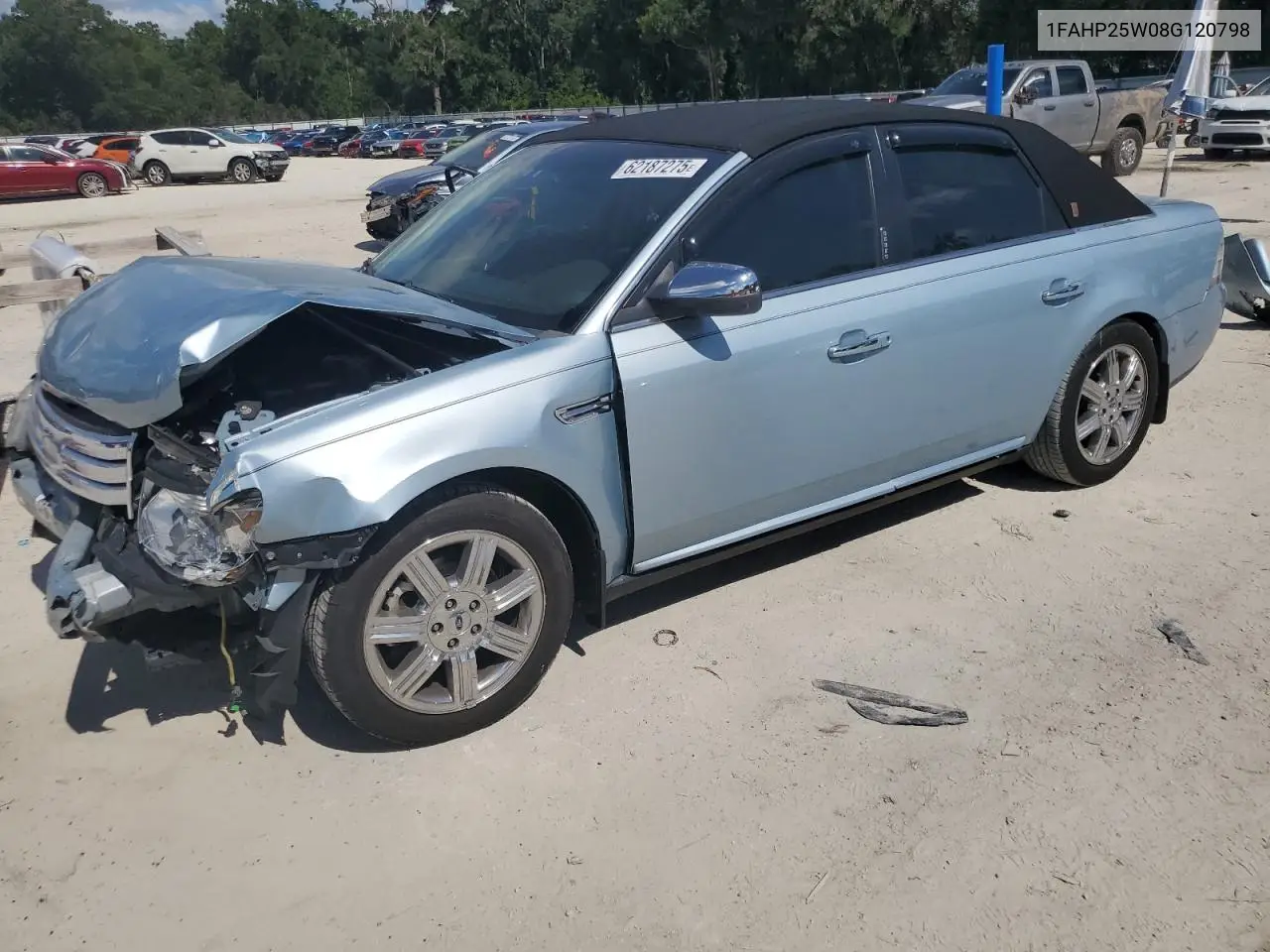 2008 Ford Taurus Limited VIN: 1FAHP25W08G120798 Lot: 62187275