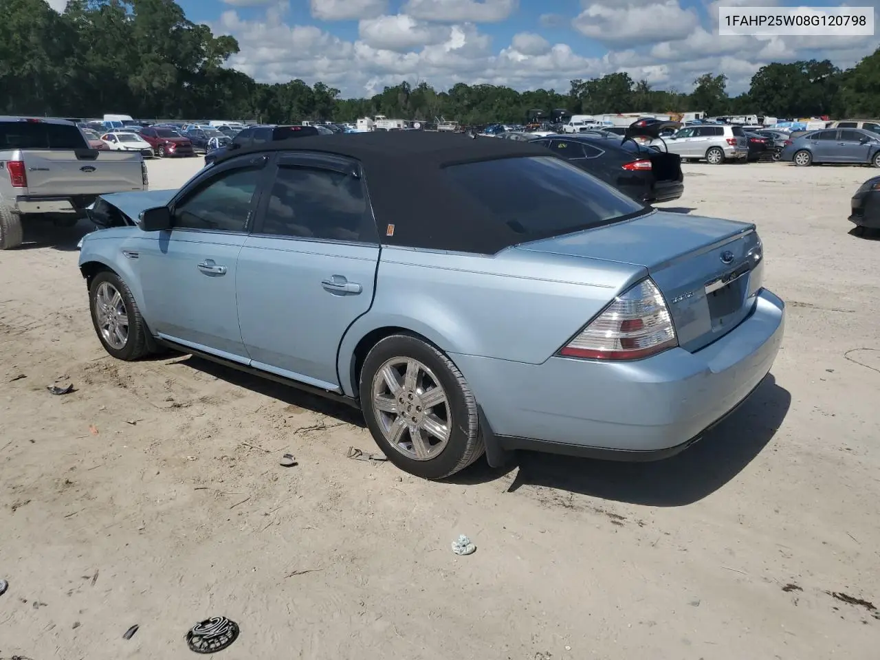 2008 Ford Taurus Limited VIN: 1FAHP25W08G120798 Lot: 62187275
