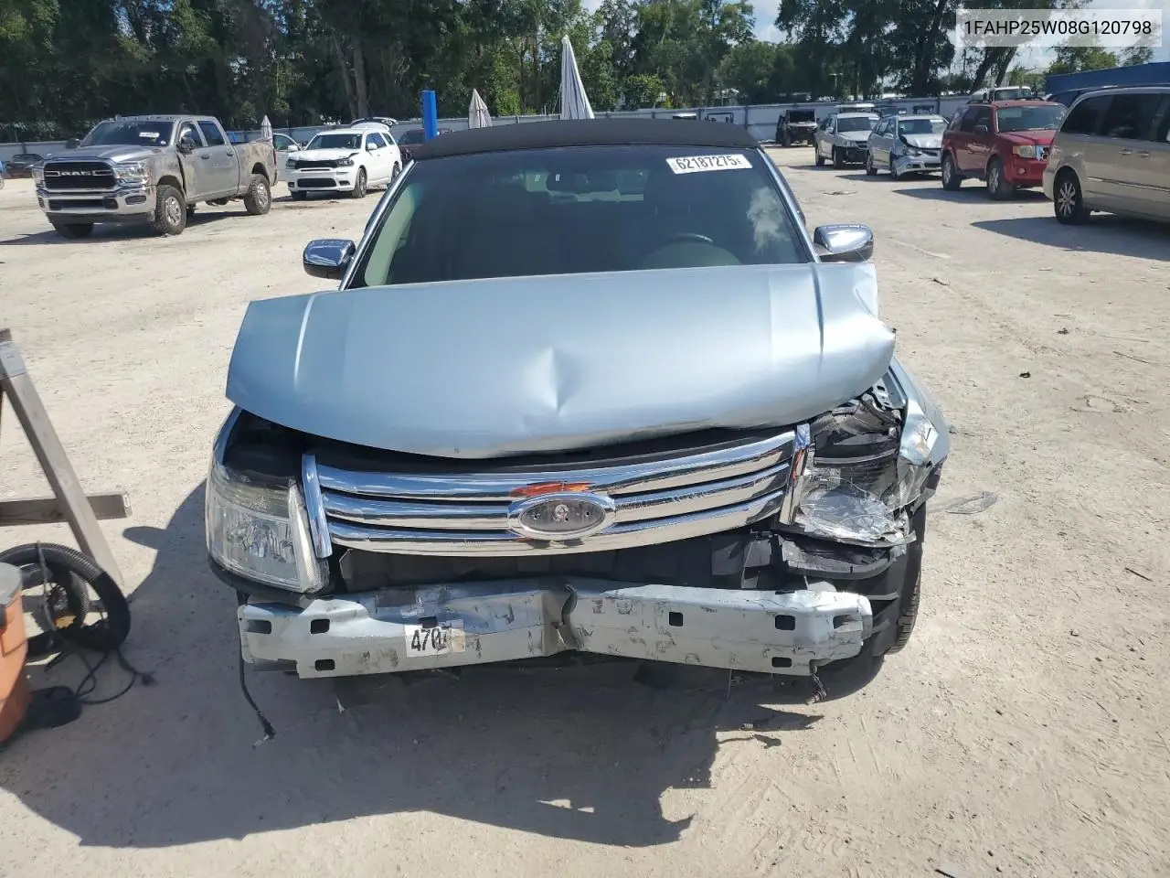 2008 Ford Taurus Limited VIN: 1FAHP25W08G120798 Lot: 62187275