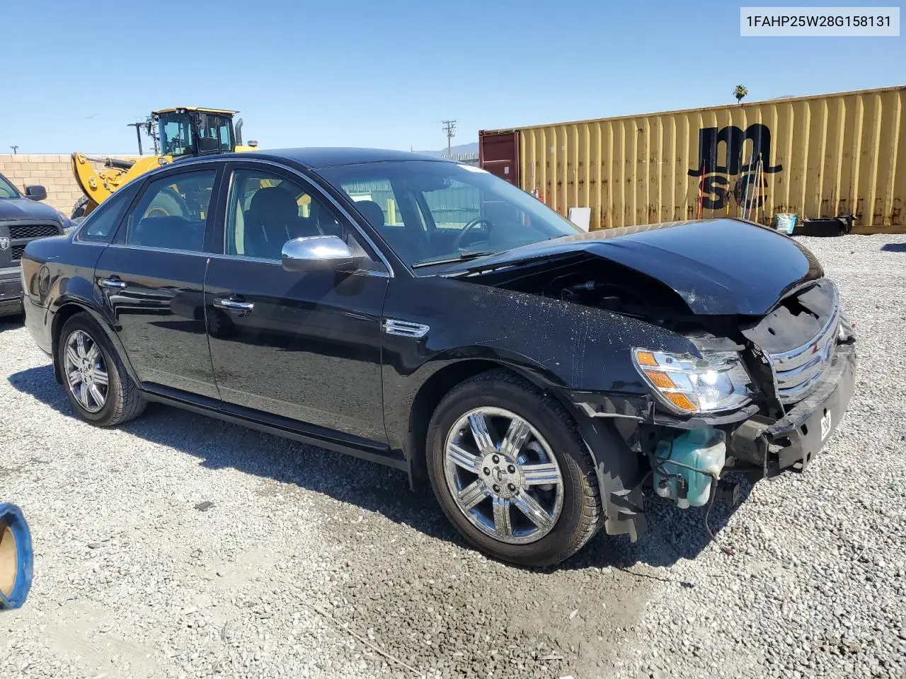 2008 Ford Taurus Limited VIN: 1FAHP25W28G158131 Lot: 62954635